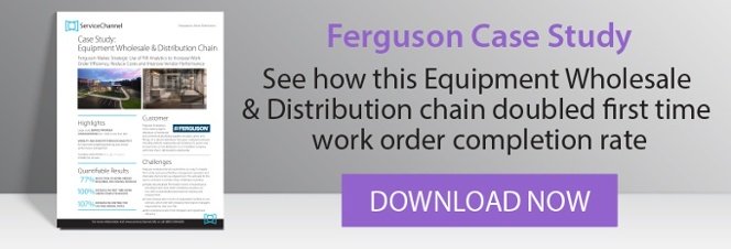 Ferguson Case Study: See how this wholesale/distribution chain doubled first time work order completion rate