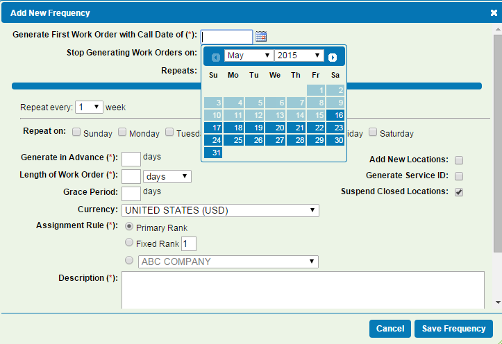 Scheduling Preventive Maintenance